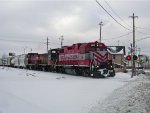 The WSOR passes Granville Station on its way into the city